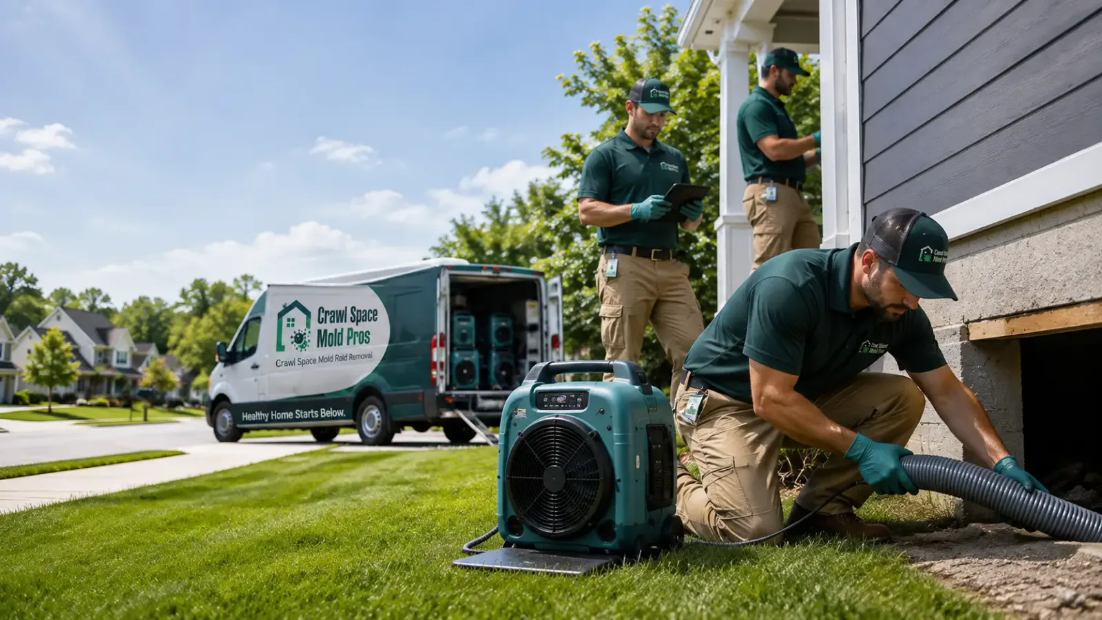 Crawl Space Mold Removal in Jamestown, RI